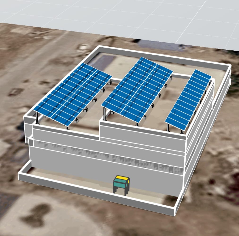 3D Roof Plant Model